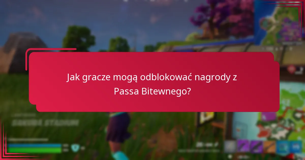 Jak gracze mogą odblokować nagrody z Passa Bitewnego?