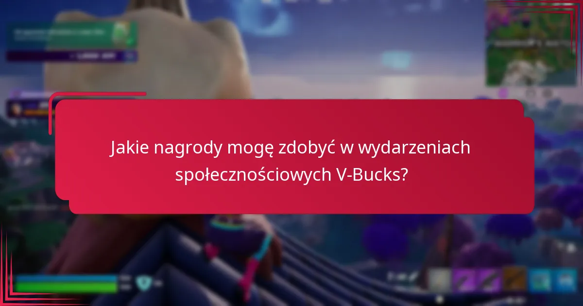 Kto może wziąć udział w wydarzeniach społecznościowych V-Bucks?